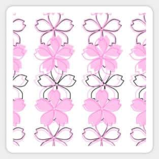 Cherry Blossom Pattern Sticker